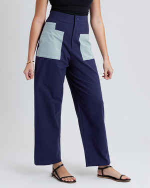 Daily Linen High-waisted Pants